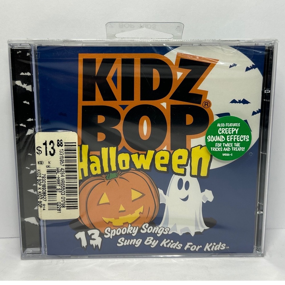 Kidz Bop Halloween CD 2004 13 Spooky Songs Creepy Sound Effects New Sealed